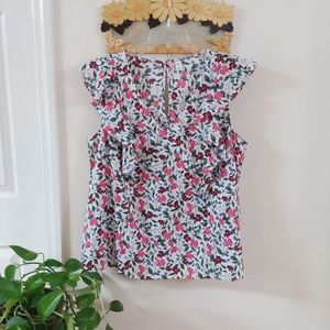 Old Navy Ruffle Sleeveless  Blouse